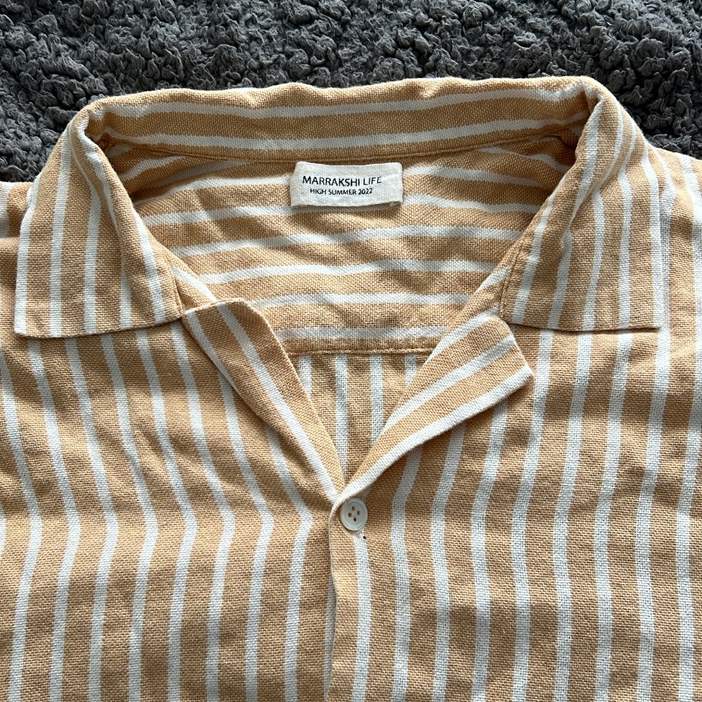 Marrakshi Life "High Summer 2022" Men's Summer Dress Shirt (Large)